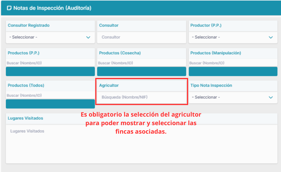 Notas Inspección Empresa